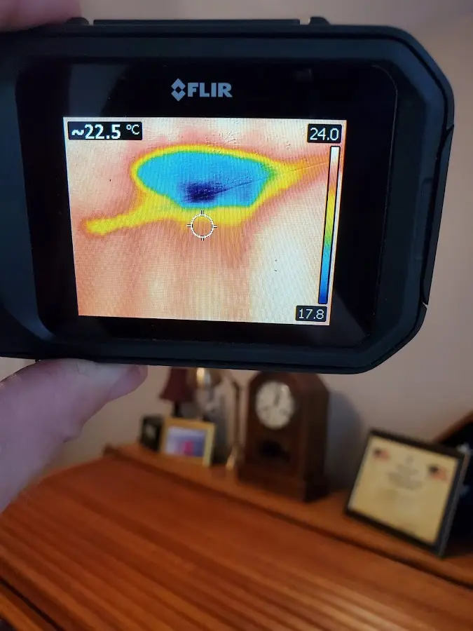 Thermal imaging inspection for water damage in Hammond